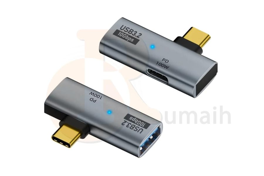 محول 1 في 2  تايب سي و منفذ USB