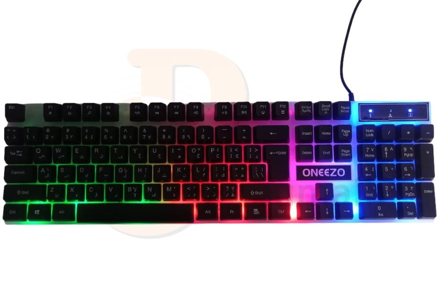 كيبورد و ماوس سلكي USB قيمنق ONEEZO CTRL 23