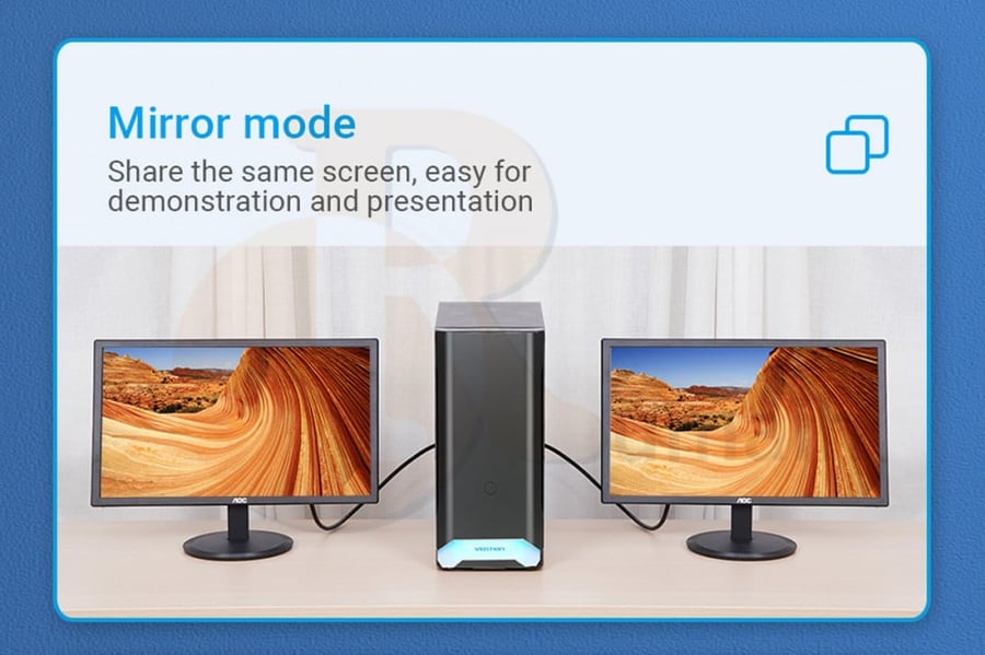 وصلة تحويل 4K من ديسبلاي بورت DP الى HDMI