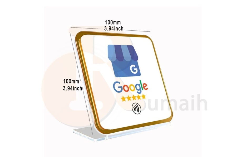 بطاقة تقييم قوقل ماب NFC Card for Google Review