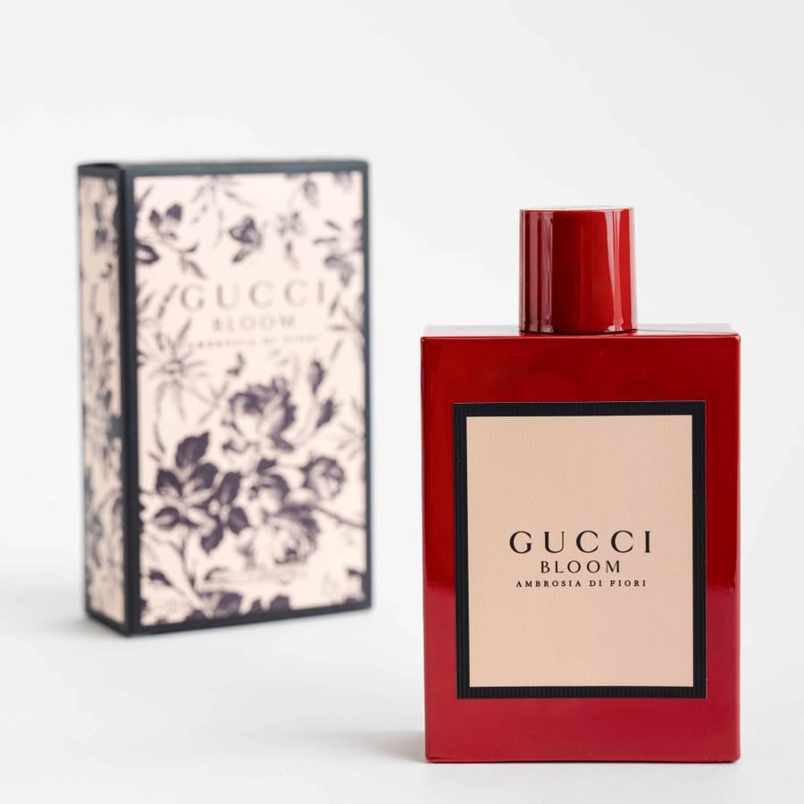 باقة بربل فل مكس مع عطر قوتشي بلوم امبروسيا