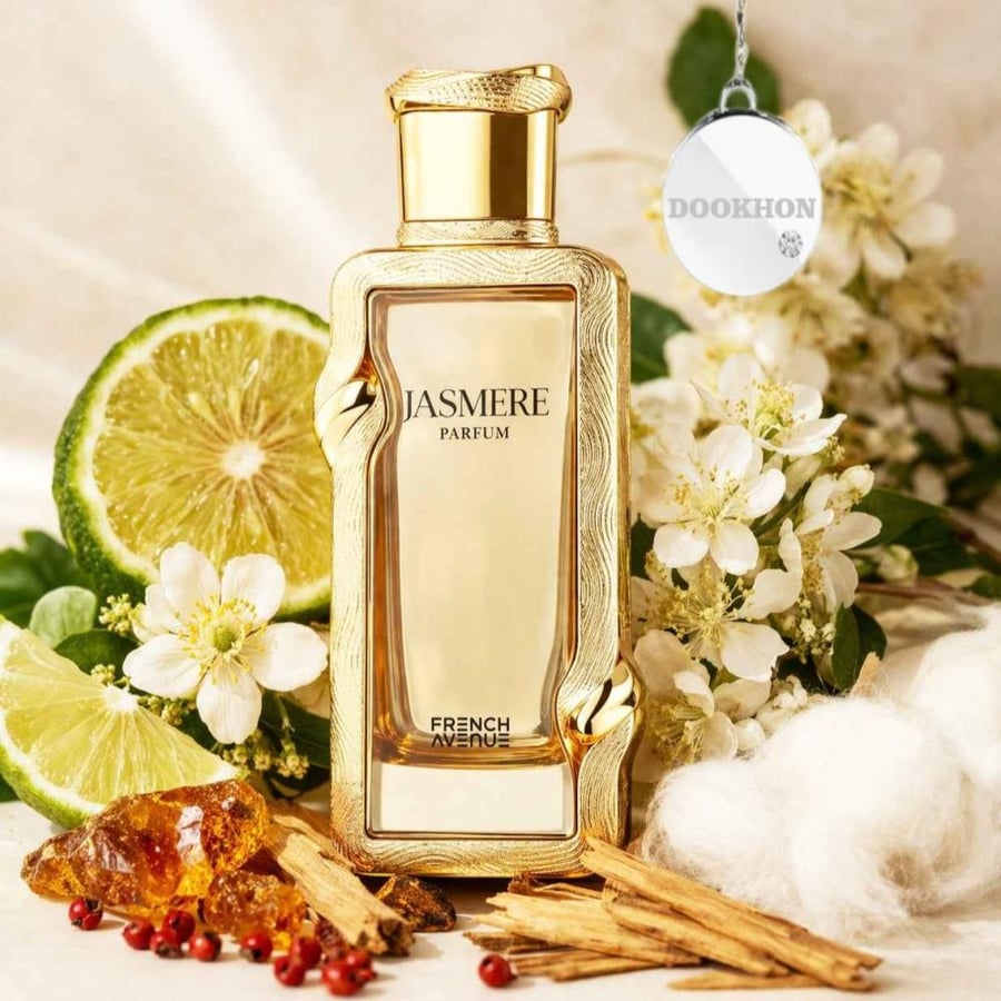 مكونات عطر جازمير ياسمين سامباك والأخشاب الجافة