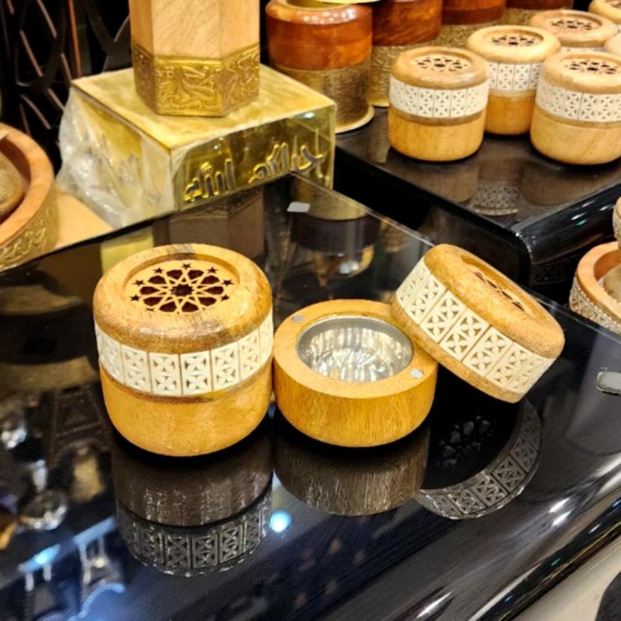 مبخرة شعر دائرية-دخون للعطور