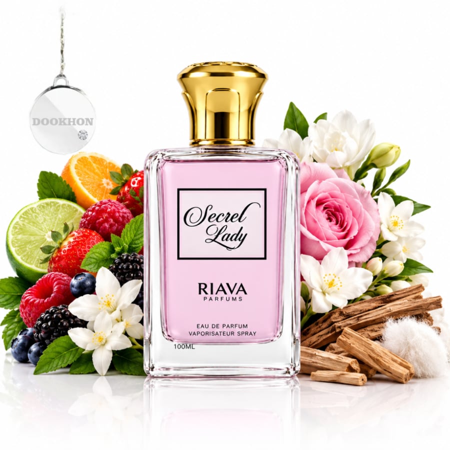 مكونات عطر سيكريت ليدي بلومنج الفواكه والزهور والمسك من ريافا