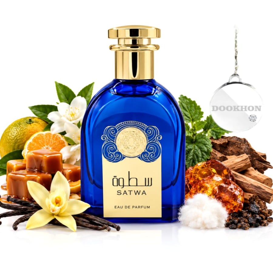 مكونات عطر سطوة الكراميل والفانيليا والأخشاب والحمضيات والزهور