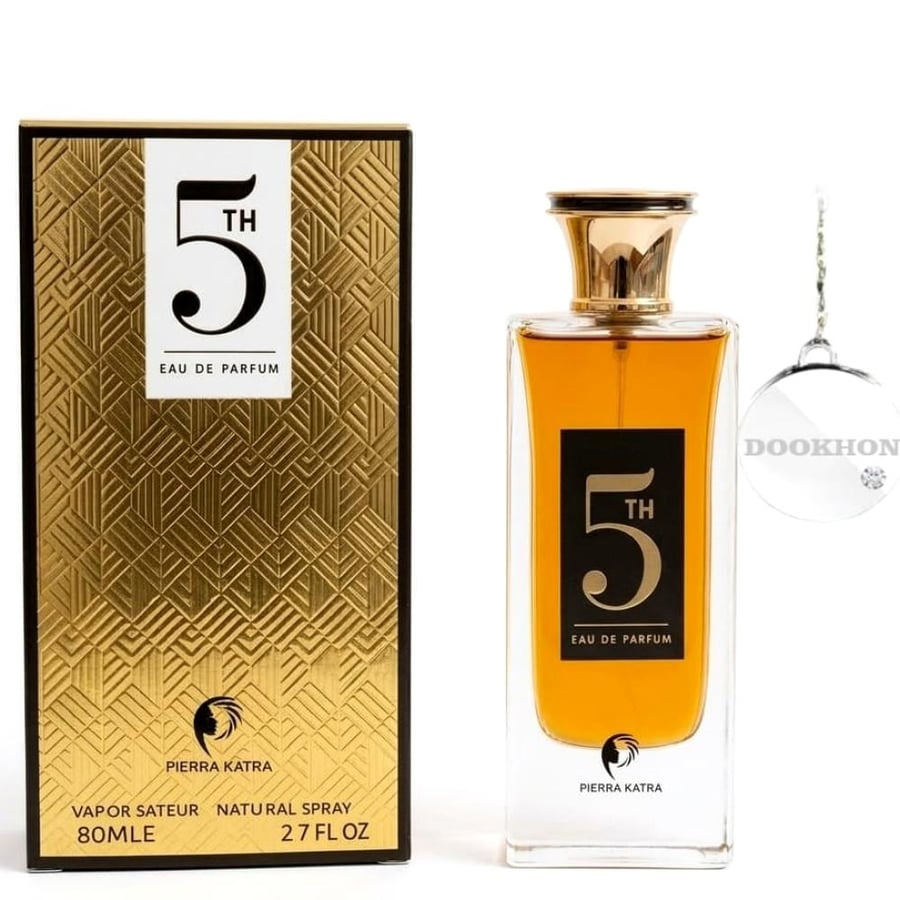 عطر فيفث 5th بيري كاترا80 مل مع العلبة الذهبية المزخرفة الأنيقة