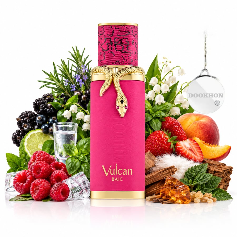 مكونات عطر فولكان بايي فرنش أفينيو التوت والفواكه والخوخ والزهور والأخ
