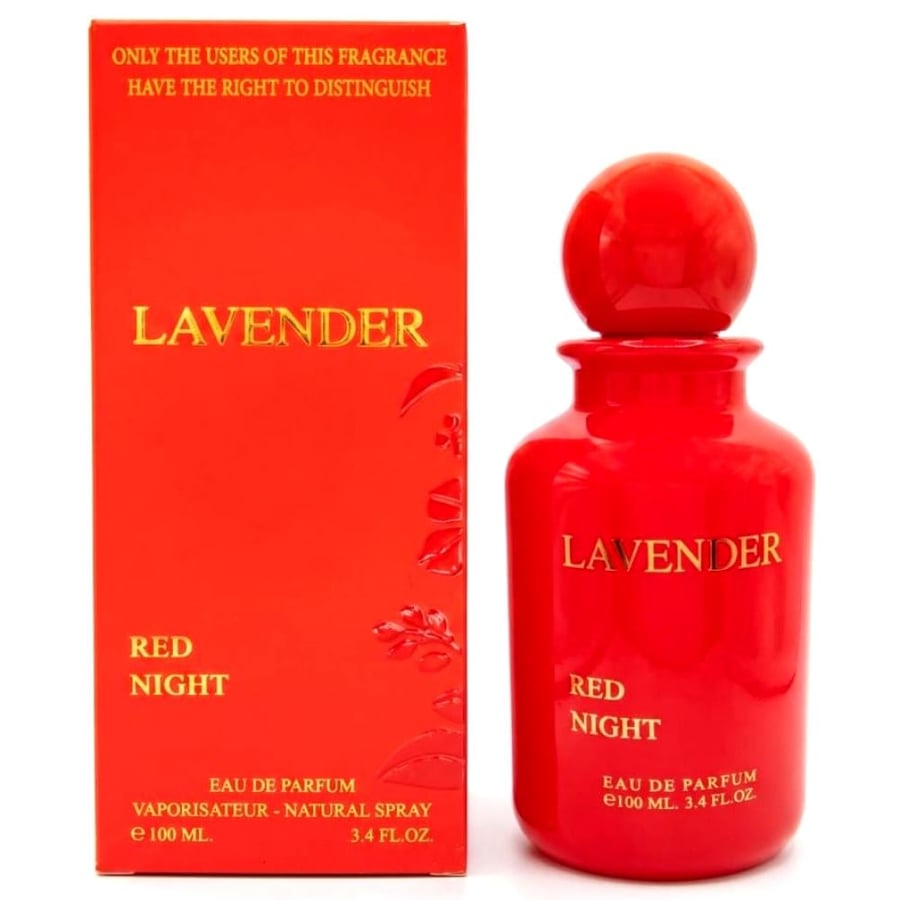 عطر لفندر احمر ريد نايت LAVENDER RED NIGHT 100ML-دخون للعطور