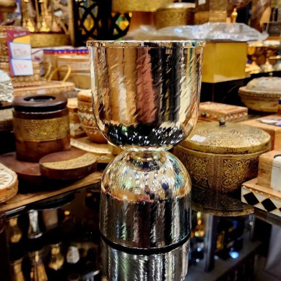 مبخرة فضي-دخون للعطور