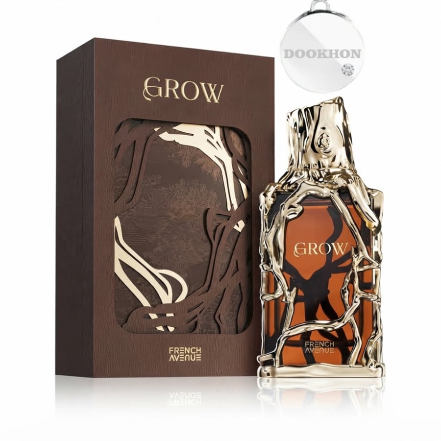 عطر جرو فرينش أفينيو 100 مل بجانب العلبة الفاخرة ذات التصميم الخشبي ال
