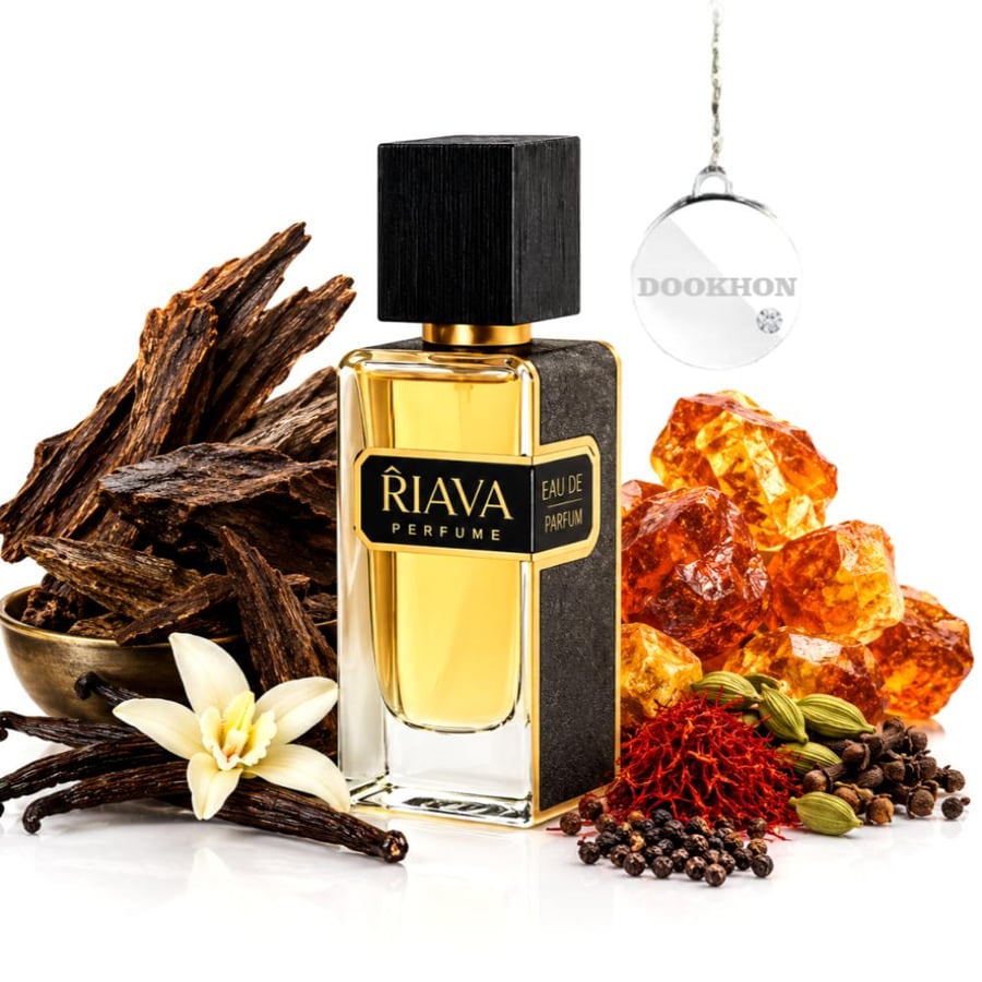 مكونات عطر لوكسوري ريافا براون العود والزعفران والتوابل