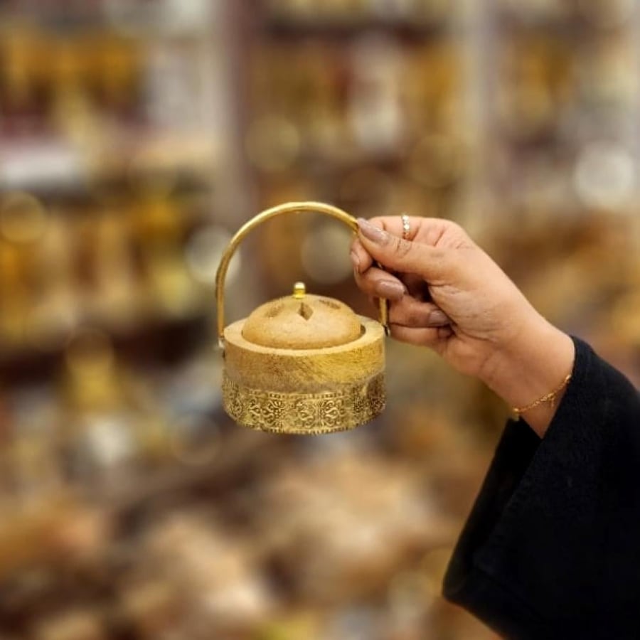 مبخرة شعر دائرية-دخون للعطور