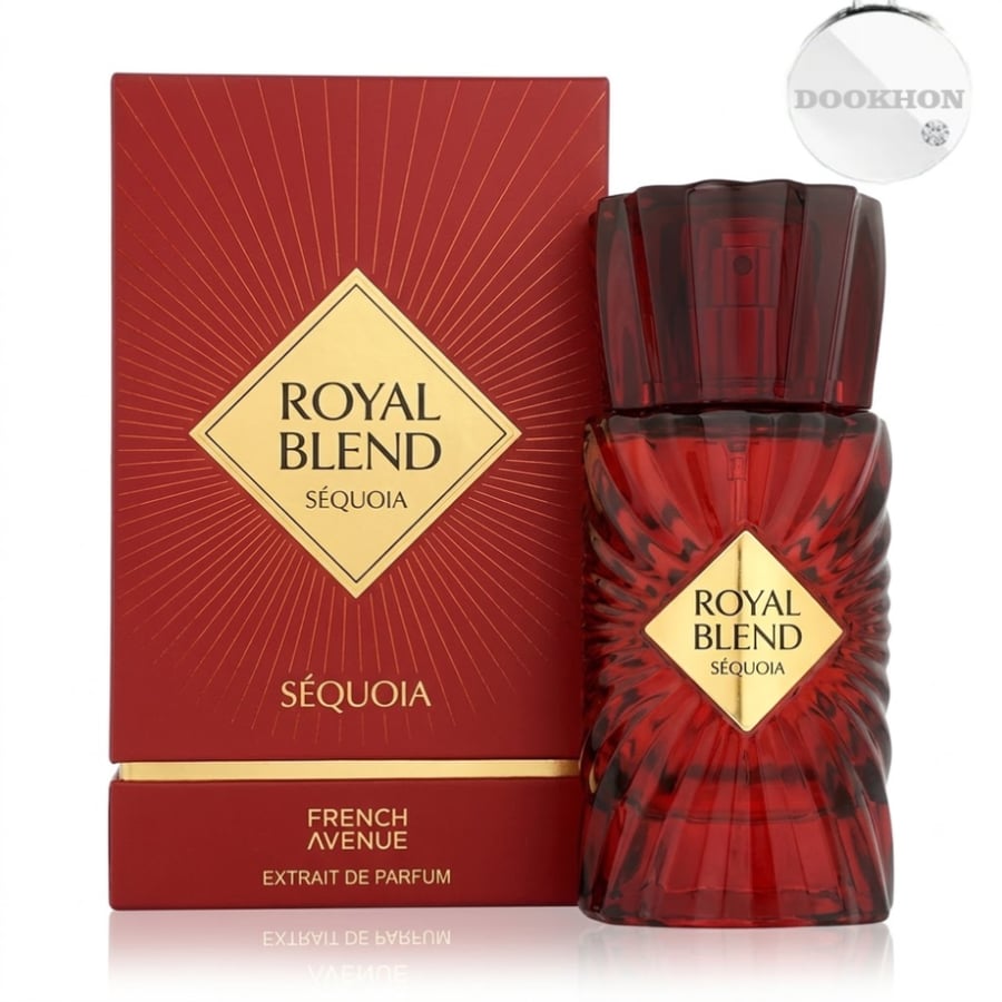 عطر رويال بليند سيكويا فرينش أفينيو 100 مل بجانب العلبة الفاخرة ذات ال