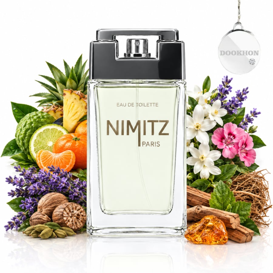 مكونات عطر نيميتز باريس الأناناس والحمضيات واللافندر والزهور والأخشاب
