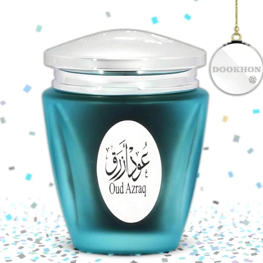 بخور عود أزرق 30 غرام كسرات عود بالفانيليا والورد دخون للعطور