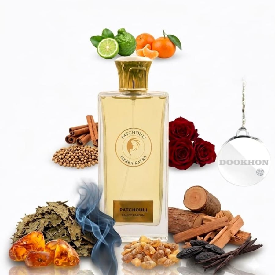 مكونات عطر باتشولي  بيري كاترا الباتشولي والتوابل والحمضيات والورد