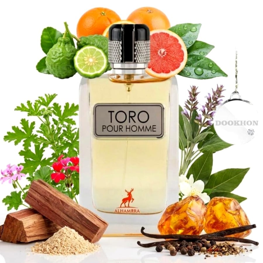 مكونات عطر تورو بور هوم الجريب فروت والأخشاب والفانيليا