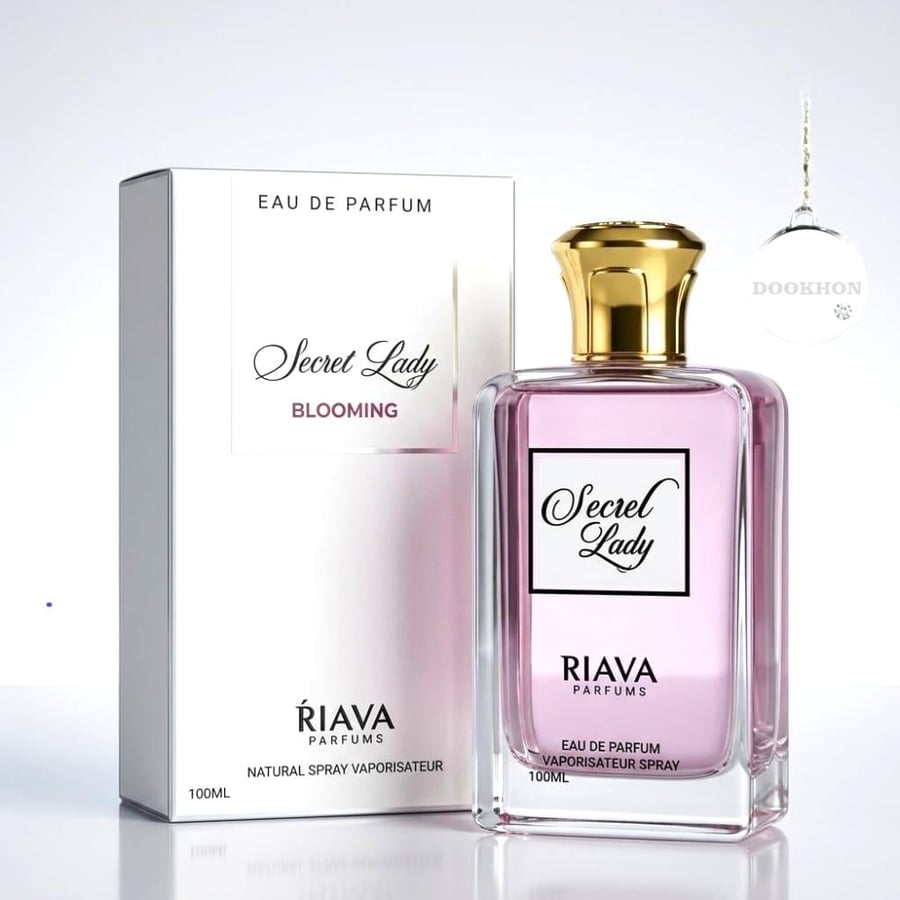 عطر سيكريت ليدي بلومنج 100 مل مع العلبة الفاخرة بتصميم مميز