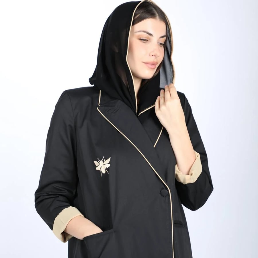 بليزر سيلين ببطانة لون أصفر زبدة