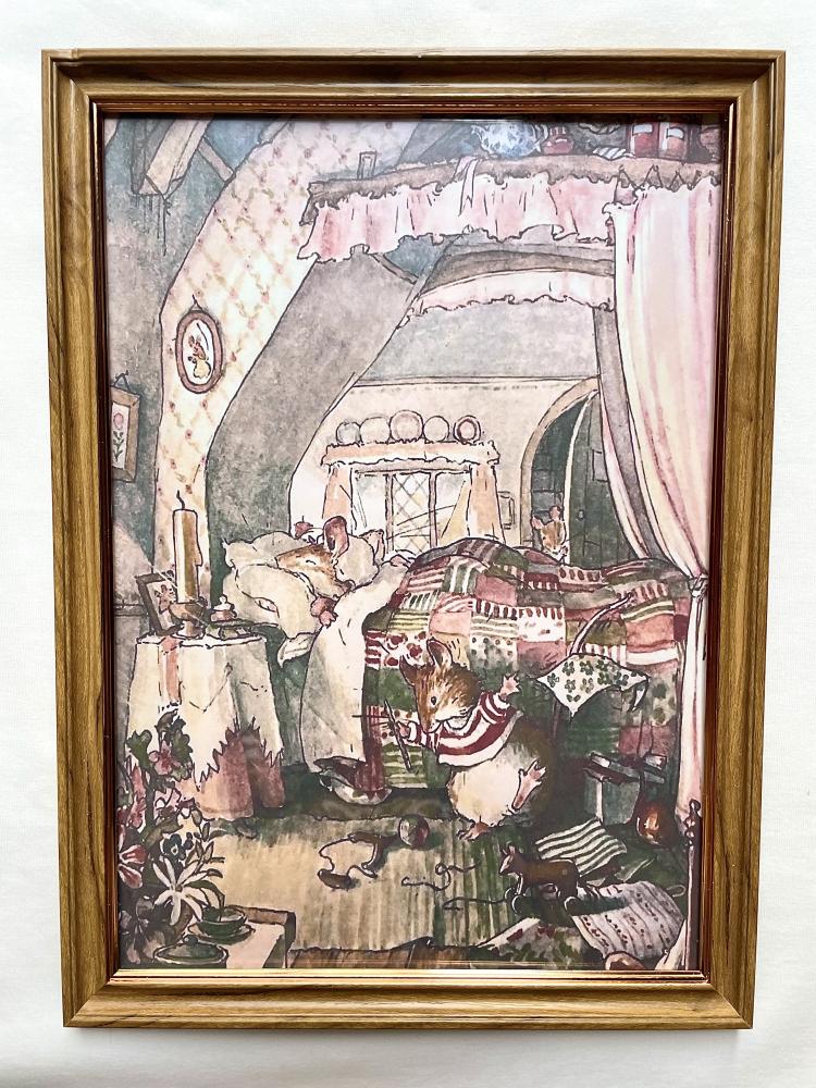 Picture with frame 22x17 cm