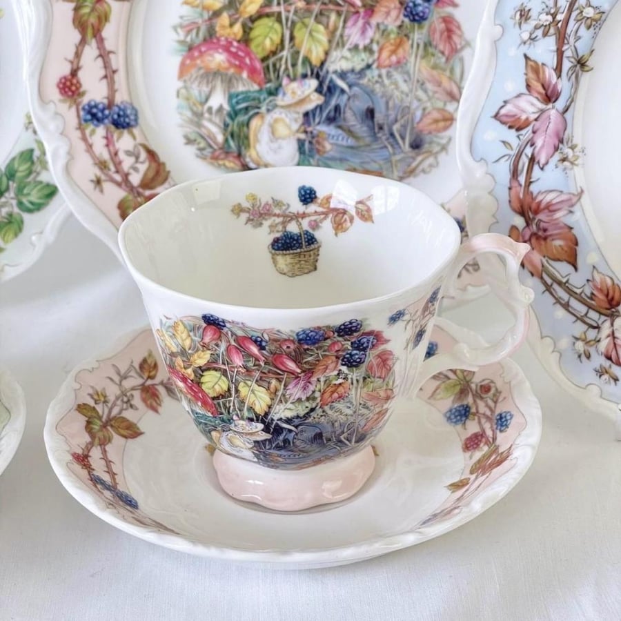 Brambly Hedge cup set autumn edition
