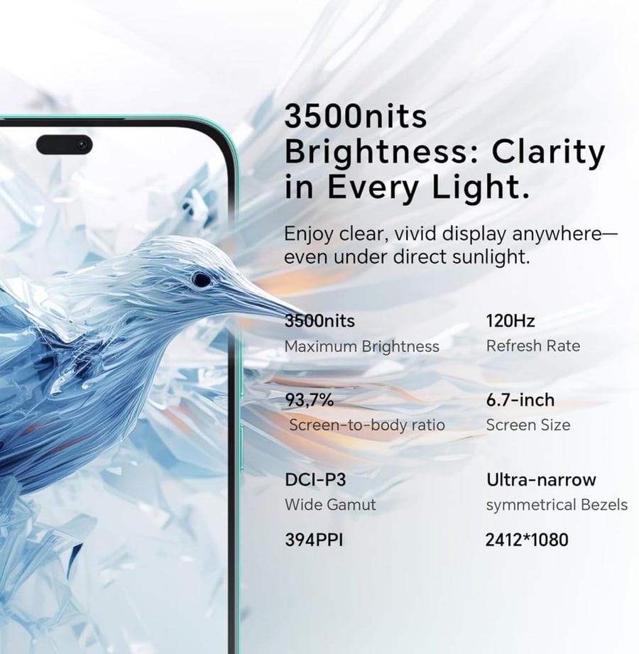 هونر 400 لايت ذاكرة 256 جيجابايت 8 رام 5G - اخضر مخملي