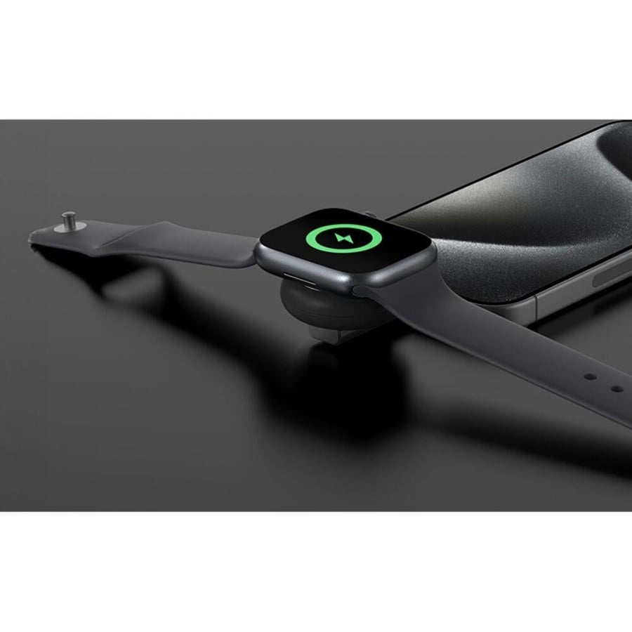 بيلكن شاحن محمول USB-C لساعة ابل واتش - شحن سريع 0-80% في 45 دقيقة - اسود
