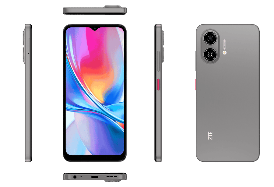 زد تي اي بليد A35e 64GB 6GB - رمادي فضي