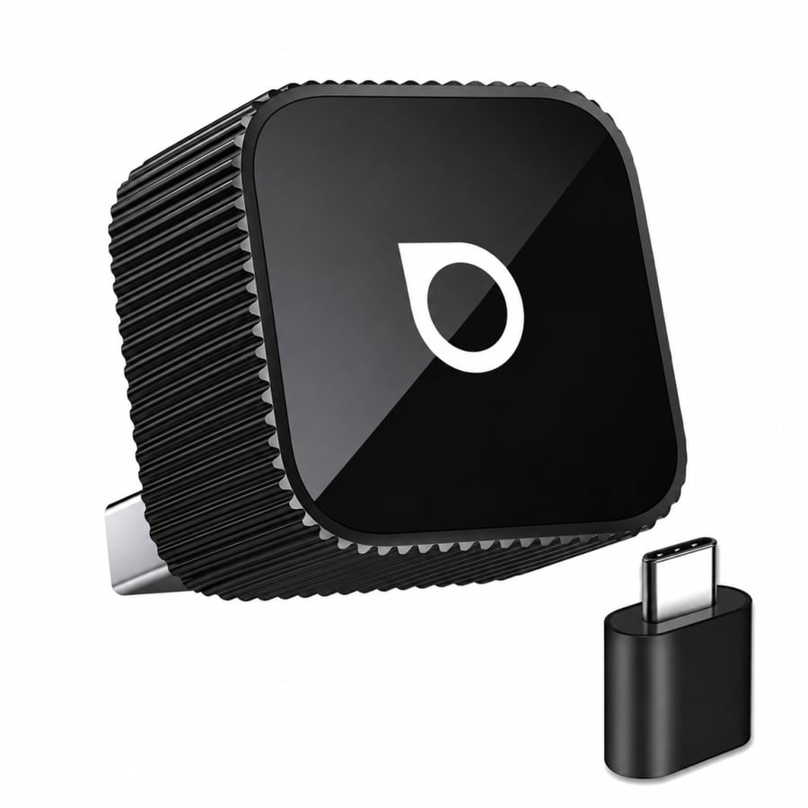 أوتوكاست Mini Slim محول كاربلاي وأندرويد أوتو لاسلكي CP88-T2 - أسود