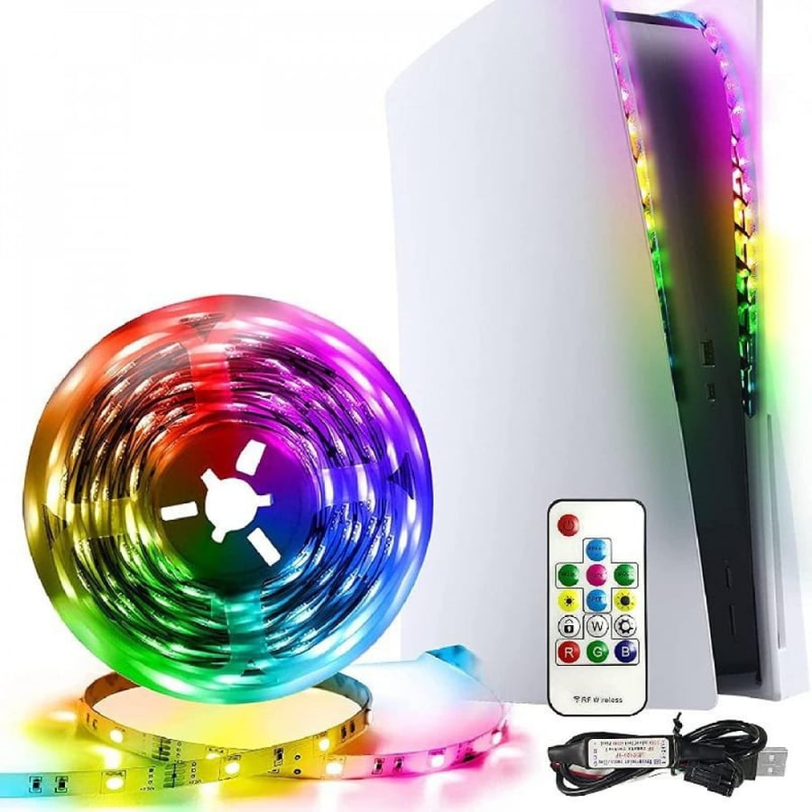 تويستد ميندس‎‎ ‎ضوء الشريط RGB LED متوافقة مع بلايستيشن 5‎