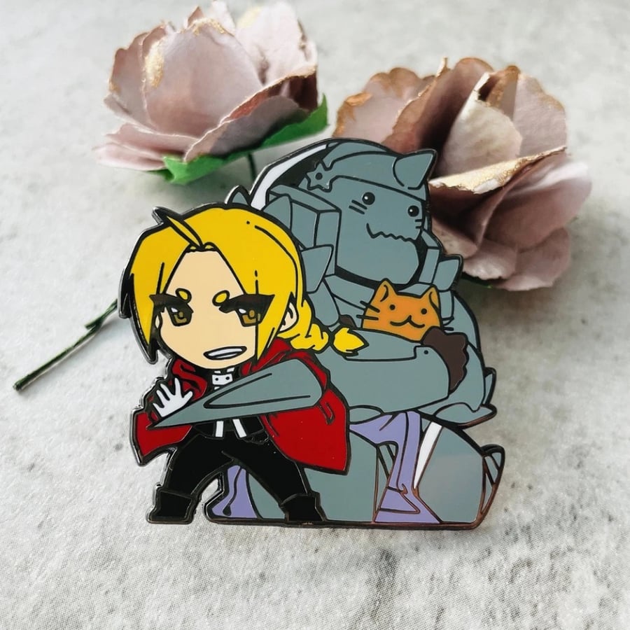 بروش ألفونس - ادوارد |  fullmetal alchemist