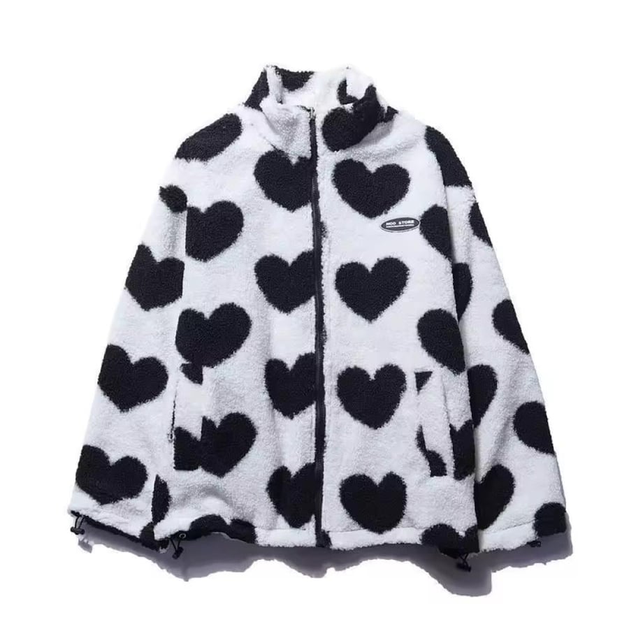 جاكيت القلوب | Reversible Jacket