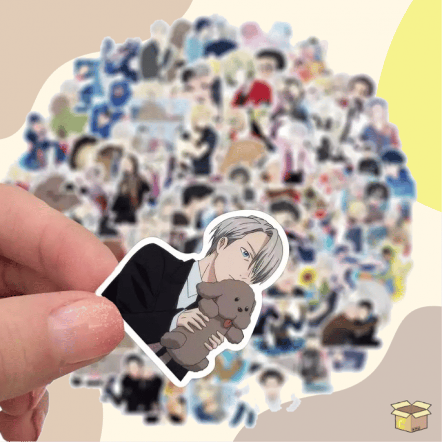 50Pcs YURI on ICE Stickers | 50 ملصق يوري على الجليد