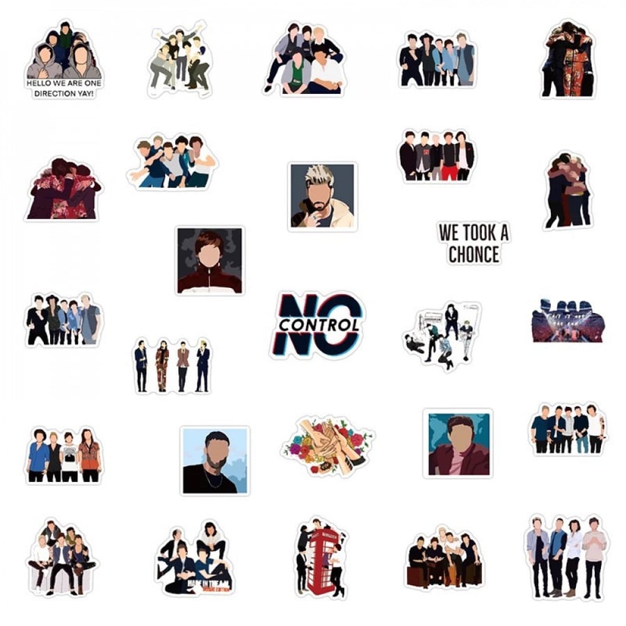 50 ملصق ون دايركشن | One Direction Stickers
