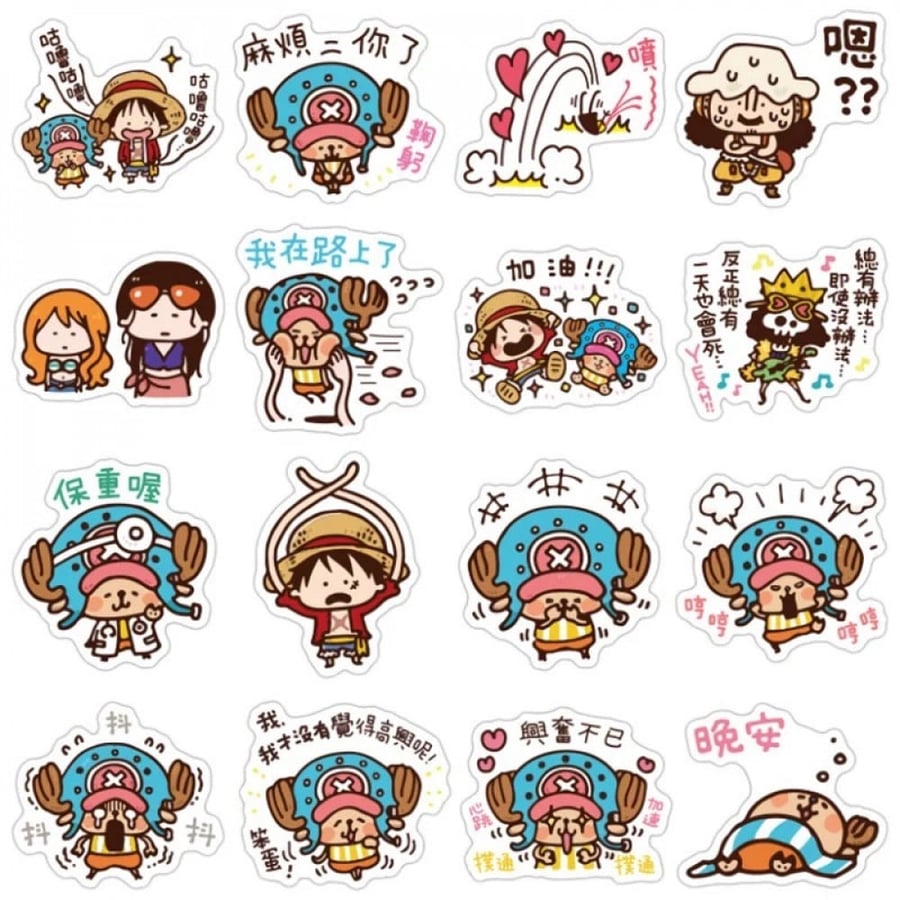 50 ملصق ون بيس | One piece