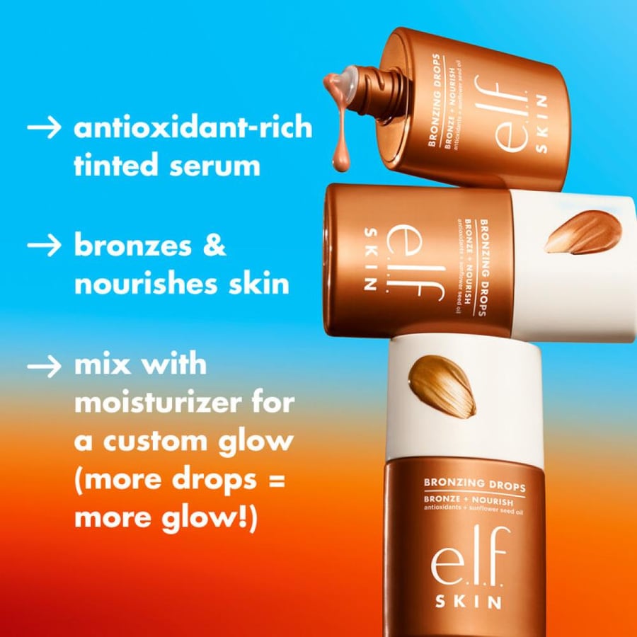 BRONZING DROPS برونزر كريمي من ELF