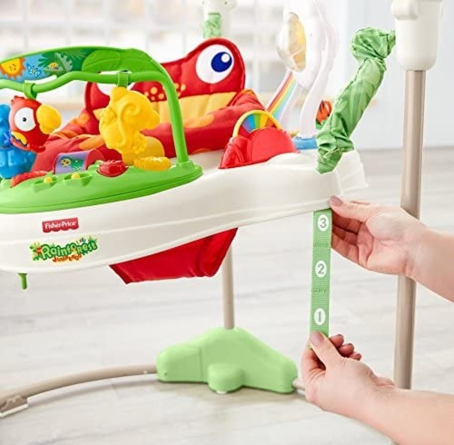 A toy for babies with rattles and battery sounds