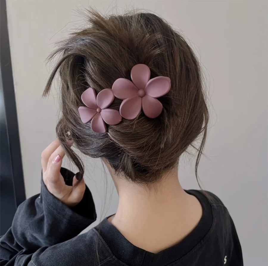 مسكة شعر جميلة بألوان متعددة .