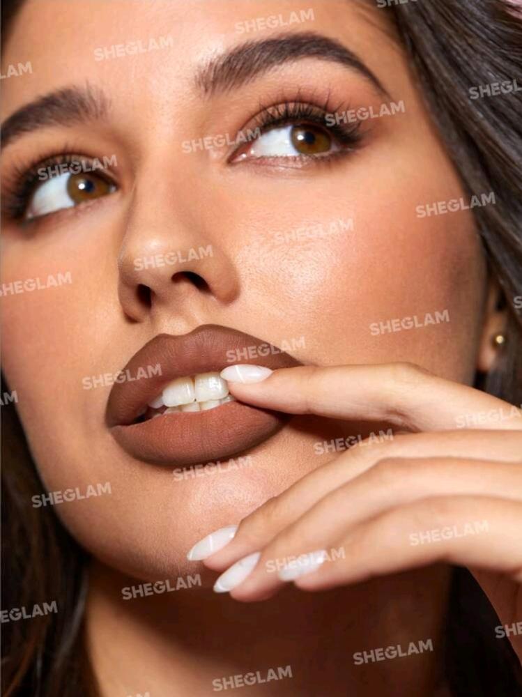 Sheglam / قلم مدمج محدد وأحمر شفاة