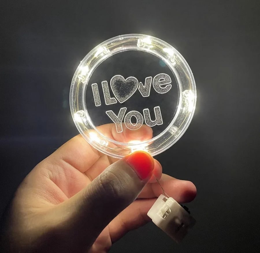 إضاءة I Love