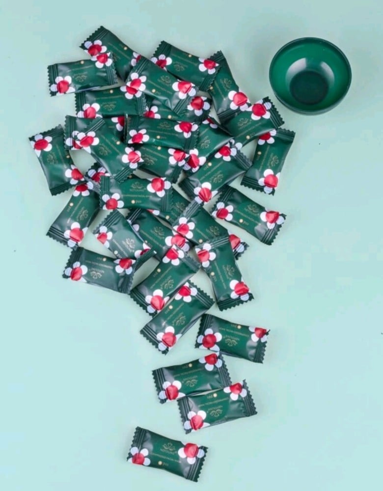 قناع وجه مضغوط ،