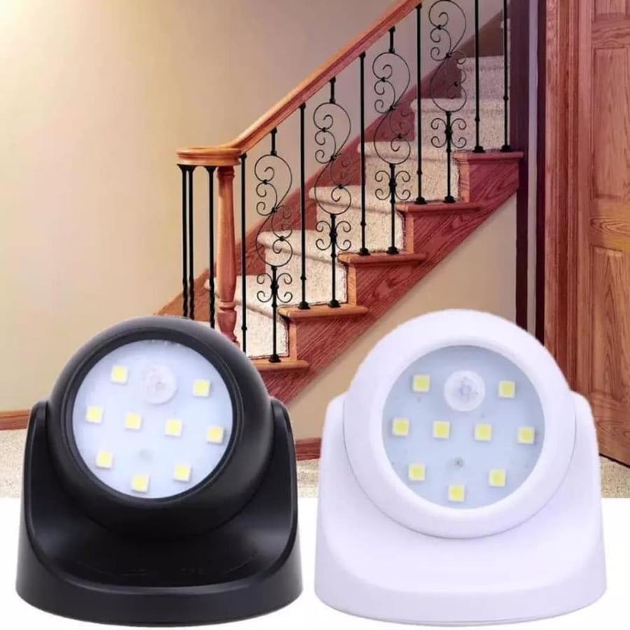 إضاءة LED بخاصية الدوران 360°