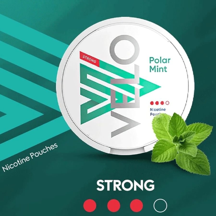 اظرف النيكوتين فيلو نعناع VELO NICOTINE POUCHES POLAR MINT
