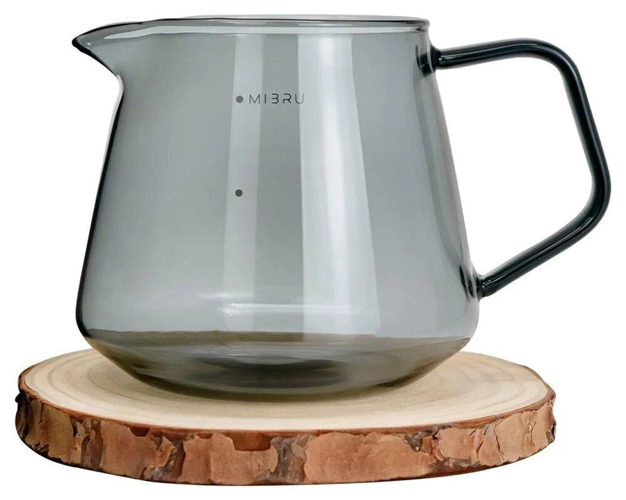سيرفر V60 زجاجي اسود سموكي V60 Coffee black Server - 600ml