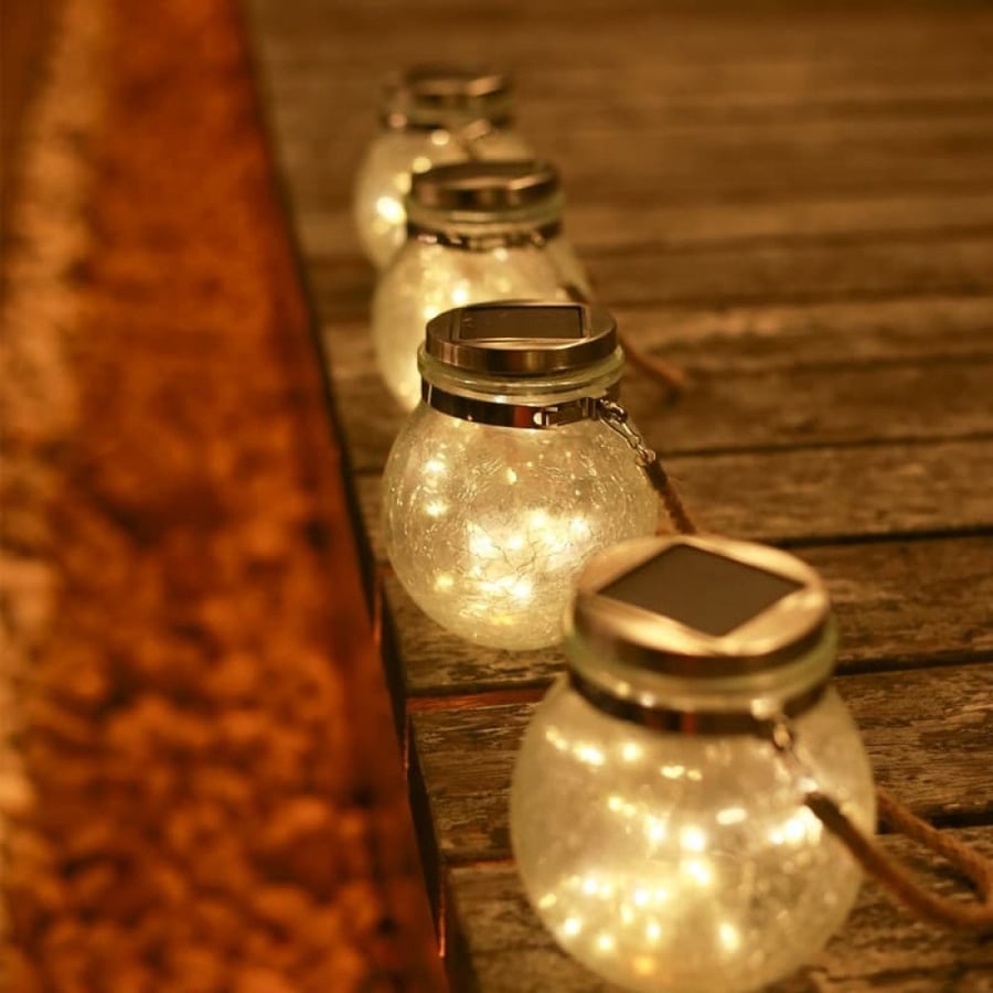 Round Decorative Lighting with Rope - Solar Energy 48625