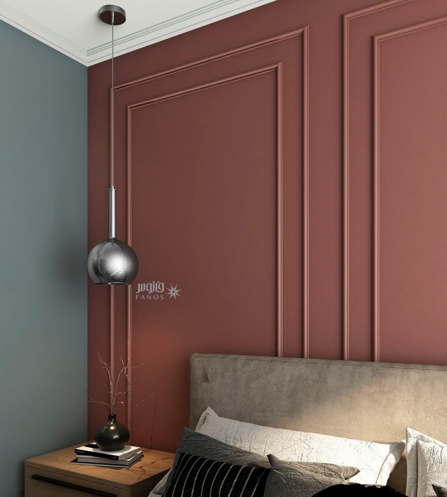 Single Grey Glass Ball Pendant Light
