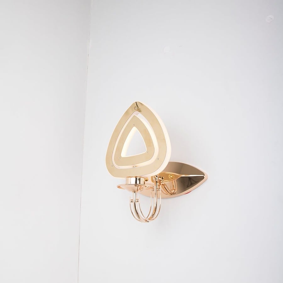 Interior modern appliqué with built-in LED lighting