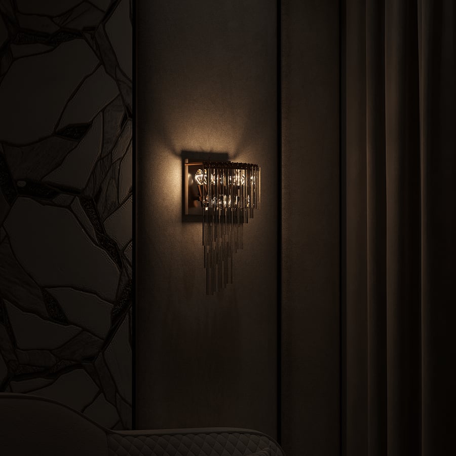 Crystal Wall Light – 4 Layers Design