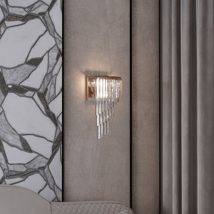 Crystal Wall Light – 4 Layers Design