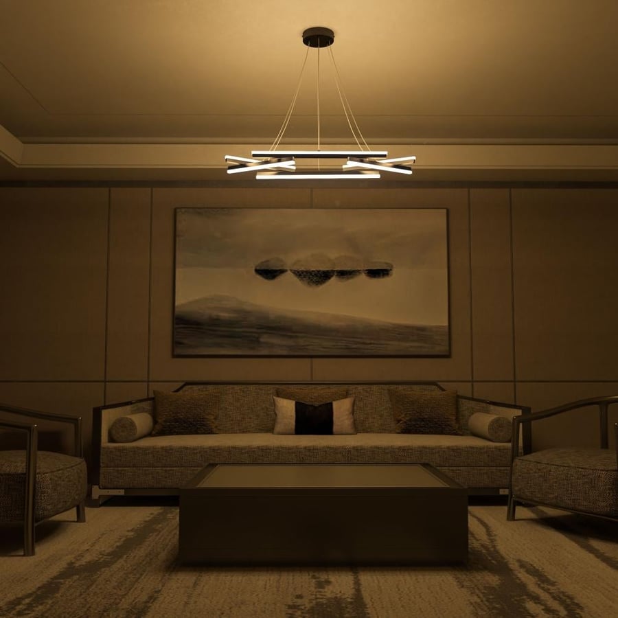 ثريا معلقة LED سداسي